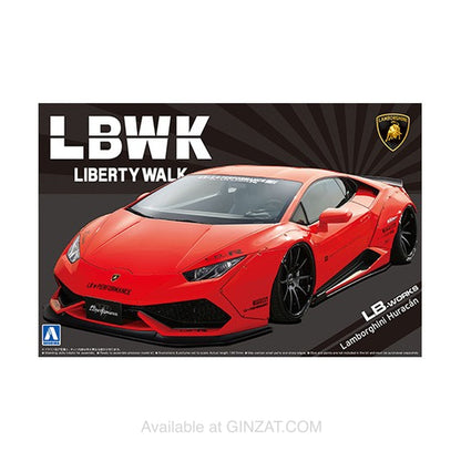 LB-WORKS Lamborghini Huracan Ver.1, Aoshima 1/24 Plastic Model Kit
