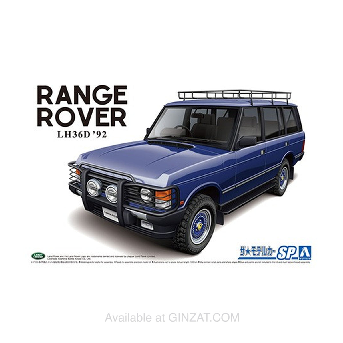 Aoshima 1/24 LAND ROVER LH36D RANGE ROVER CLASSIC CUSTOM '92 Plastic Model Kit