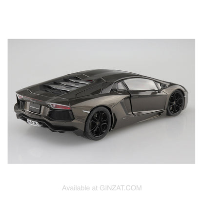 Lamborghini Aventador '11 Gun Metallic, Aoshima 1/24 Plastic Model Kit
