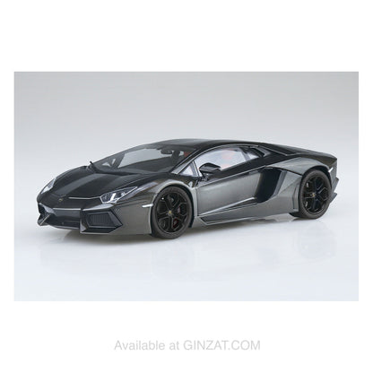 Lamborghini Aventador '11 Gun Metallic, Aoshima 1/24 Plastic Model Kit