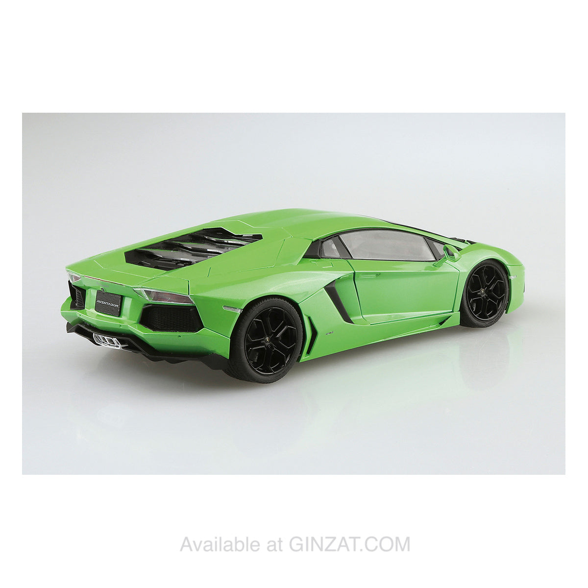 Lamborghini Aventador '11 Green, Aoshima 1/24 Plastic Model Kit