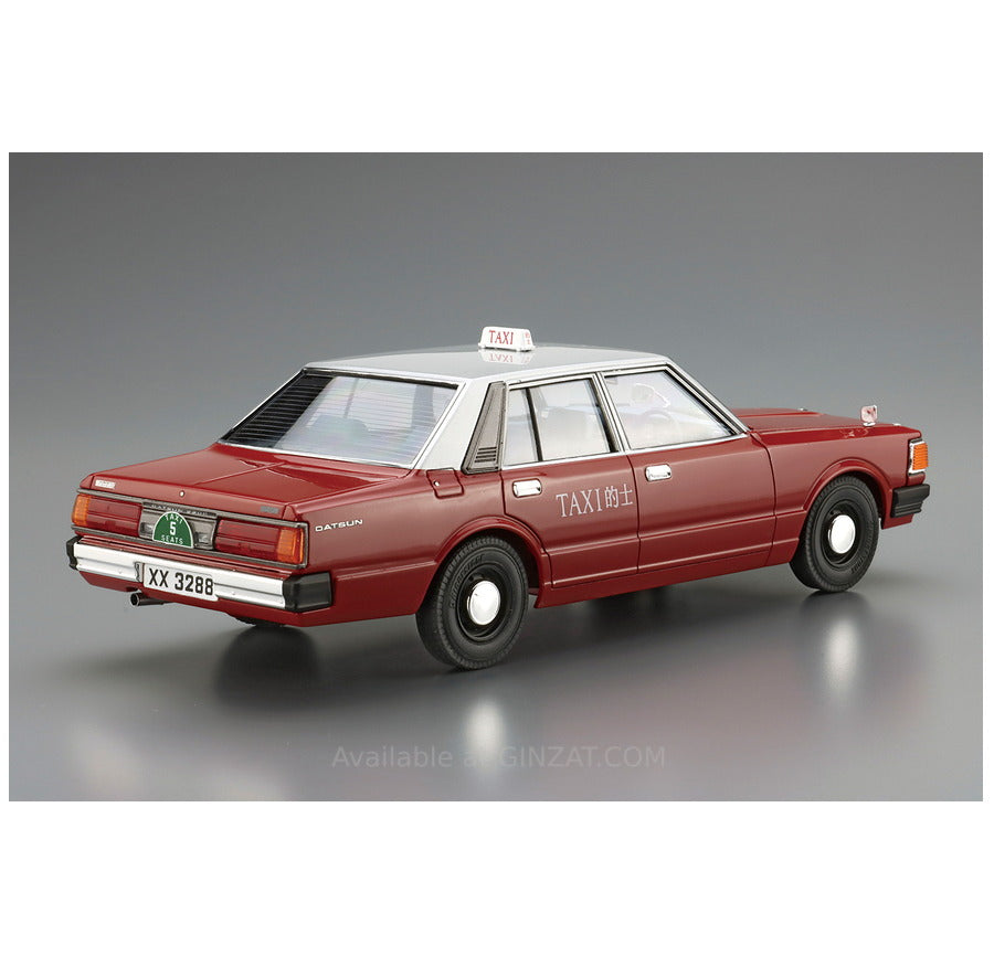 Aoshima 1/24 DATSUN 220C '79 Hong Kong Taxi Plastic Model Kit
