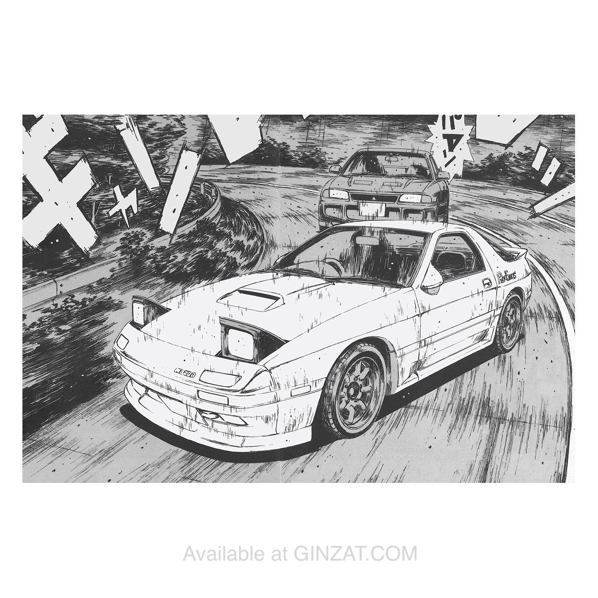 INITIAL D TAKAHASHI RYOSUKE [MAZDA] FC3S RX-7 [COMICS Vol.11 AKAGI BATTLE Ver.] Aoshima 1/24 PRE-PAINTED MODEL No.I-2