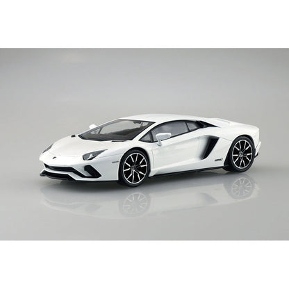 Lamborghini Aventador S (Pearl White), The Snap Kit, Aoshima Plastic Model Car (Scale 1/32)