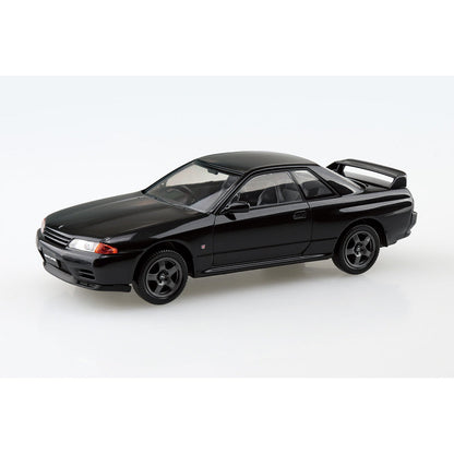 Nissan R32 Skyline GT-R (Black Pearl Metallic), The Snap Kit, Aoshima Plastic Model Car (Scale 1/32)