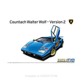 [Lamborghini] WOLF Countach Version 2 ‘76, Aoshima 1/24 Plastic Model Kit