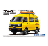 Aoshima 1/24 SUBARU TT1 SAMBAR HIGH-ROOF 4WD '80 Plastic Model Kit