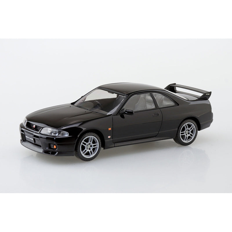 Nissan R33 Skyline GT-R (Black), The Snap Kit, Aoshima Plastic Model Car (Scale 1/32)