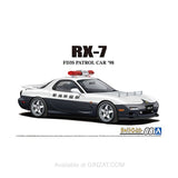 MAZDA FD3S RX-7 ?th Patrol Car '98, Aoshima 1/24 Plastic Model Kit