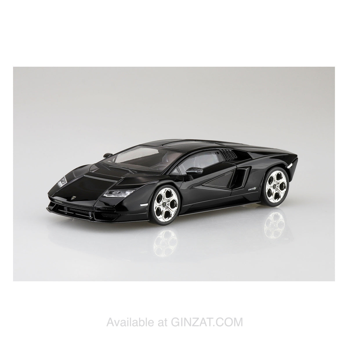 Lamborghini Countach LPI 800-4 (BLACK), The Snap Kit, Aoshima Plastic Model Car (Scale 1/32)