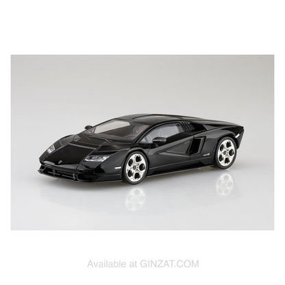 Lamborghini Countach LPI 800-4 (BLACK), The Snap Kit, Aoshima Plastic Model Car (Scale 1/32)