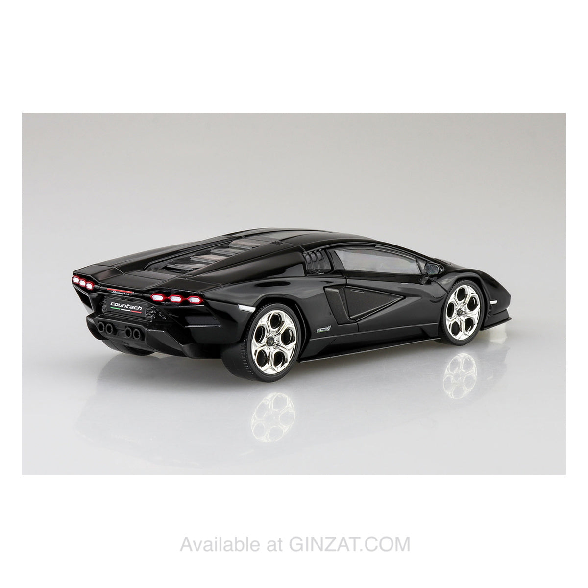 Lamborghini Countach LPI 800-4 (BLACK), The Snap Kit, Aoshima Plastic Model Car (Scale 1/32)