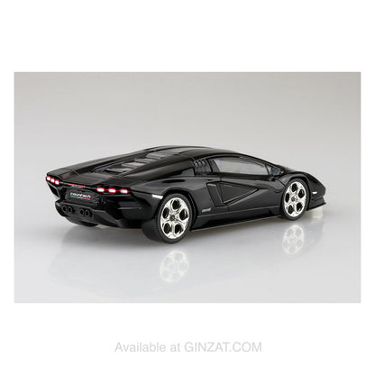 Lamborghini Countach LPI 800-4 (BLACK), The Snap Kit, Aoshima Plastic Model Car (Scale 1/32)