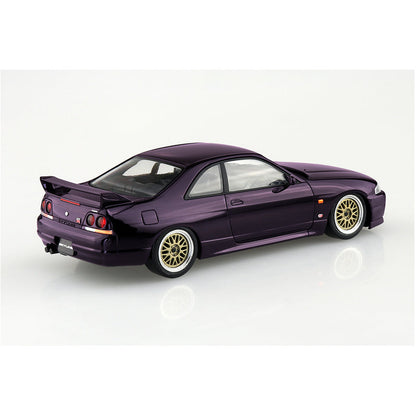 Nissan R33 Skyline GT-R Custom Wheel (Midnight Purple), The Snap Kit, Aoshima Plastic Model Car (Scale 1/32)