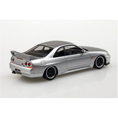 Nissan R33 Skyline GT-R Custom Wheel (Sonic Silver), The Snap Kit, Aoshima Plastic Model Car (Scale 1/32)