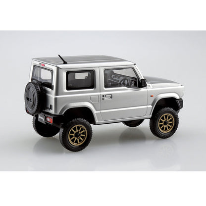 Suzuki Jimny Custom Wheel (Silky Silver Metallic), The Snap Kit, Aoshima Plastic Model Car (Scale 1/32)