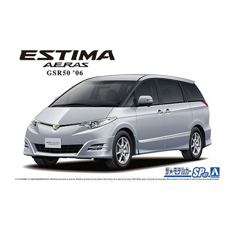 Aoshima 1/24 TOYOTA GSR50 ESTIMA AERAS '06 Plastic Model Kit