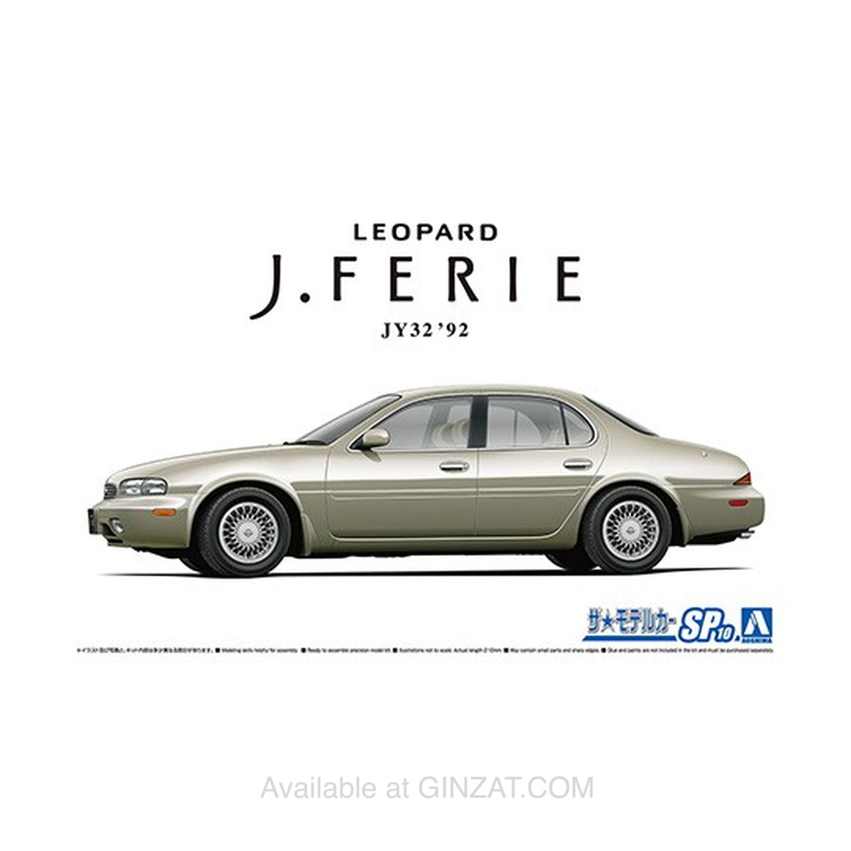 NISSAN JY32 LEOPARD J.FERIE '92, Aoshima 1/24 Plastic Model Kit