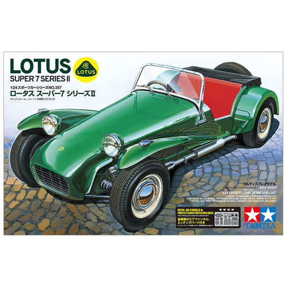 Lotus Super 7 Series II, Tamiya Plastic Model Kit (Scale 1/24)