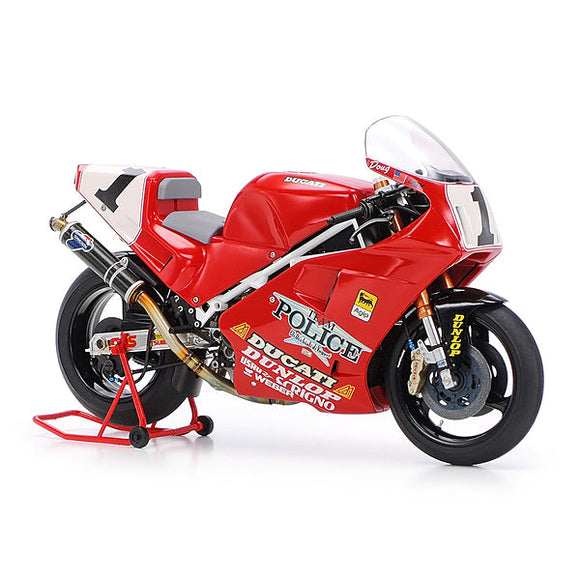 Ducati 888 Superbike Racer, Tamiya Motorcycle Plastic Model Kit (Scale 1/12)
