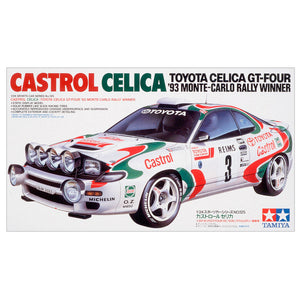 Castrol Celica ('93 Monte Carlo Rally winning car), Tamiya Plastic Model Kit (Scale 1/24)