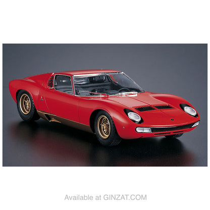 LAMBORGHINI MIURA SV, Hasegawa Plastic Model Kit (Scale 1/24)