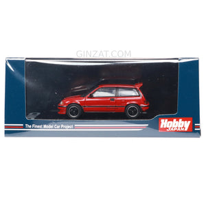Honda Civic Si (AT) 1984 (Kai) Red, Hobby Japan diecast model car