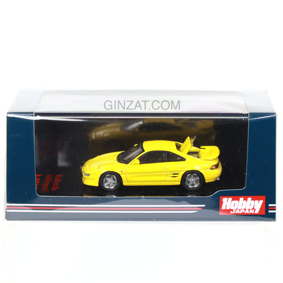 TOYOTA MR2 (SW20) GT-S Customized Version Super Bright Yellow, Hobby Japan diecast model car