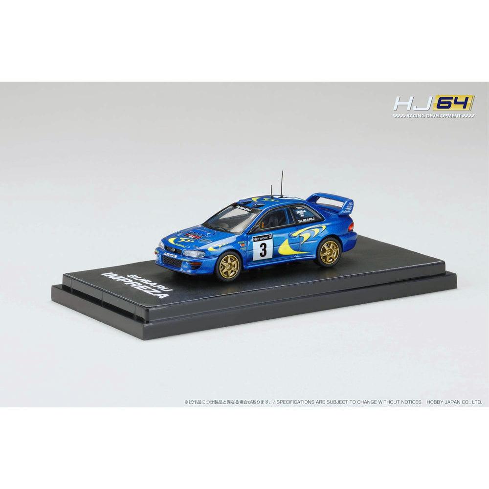 Subaru Impreza WRC 1997 (#3 RAC Rally), Hobby Japan diecast Model Car
