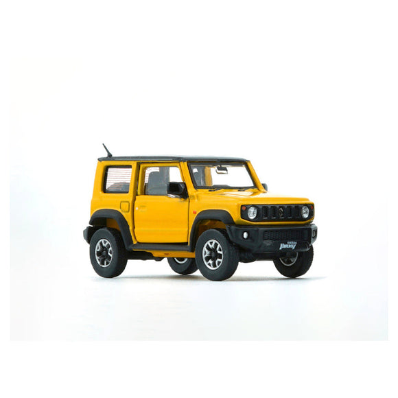 Suzuki Jimny (JB74) 2019 Rhino Accessory Pack - Ivory Yellow, BM Creations diecast model car