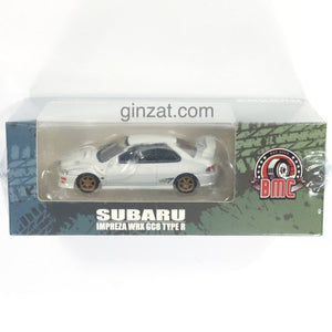 SUBARU Impreza WRX GC8 Type-R 3-6 Gen White RHD, BM Creations diecast model car