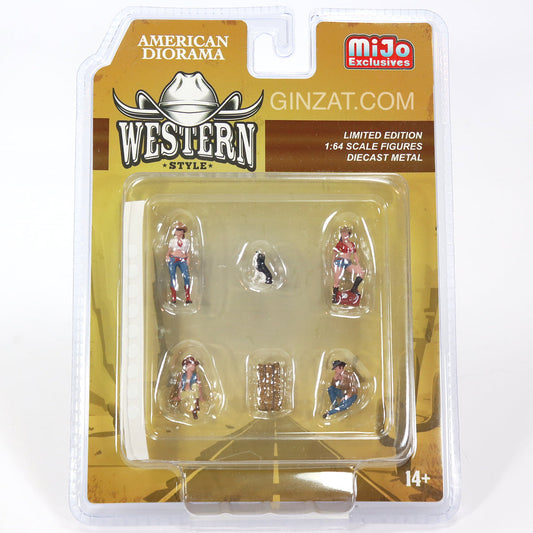 Western Style, American Diorama figures set 1/64