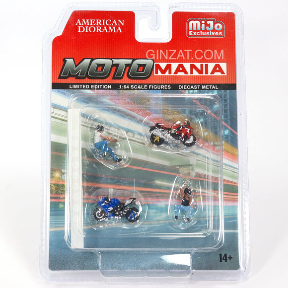 Moto Mania, American Diorama figures set 1/64