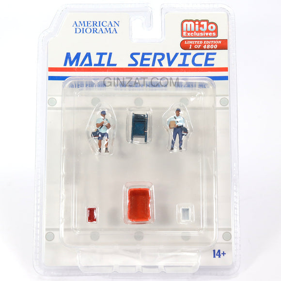 Mail Service, American Diorama figures set 1/64