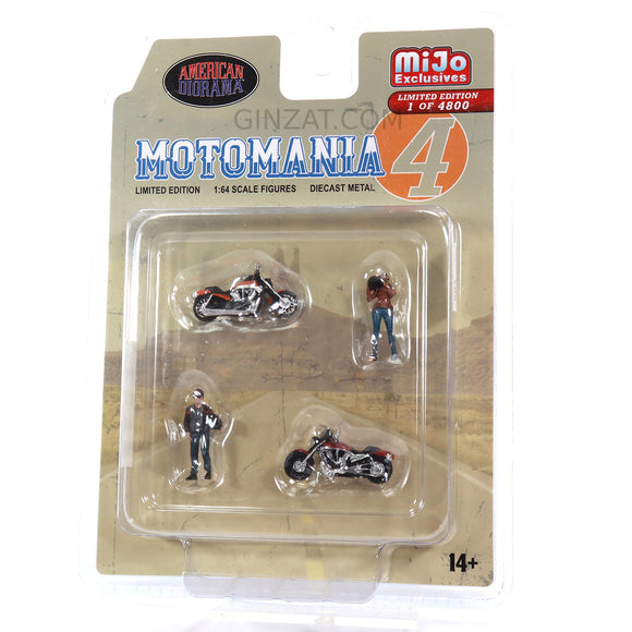 Motomania 4, American Diorama figures set 1/64