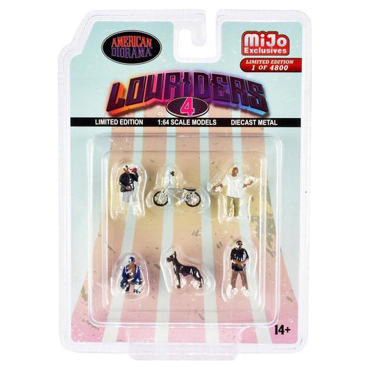Lowriders 4, American Diorama figures set 1/64