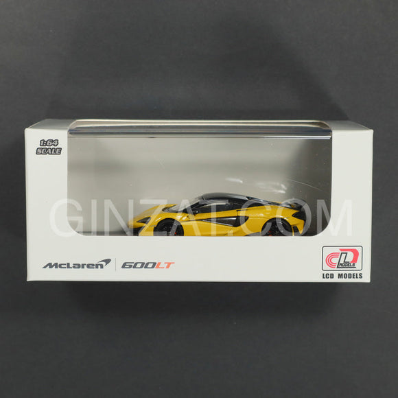 McLAREN 600LT Yellow, LCD Models diecast model car
