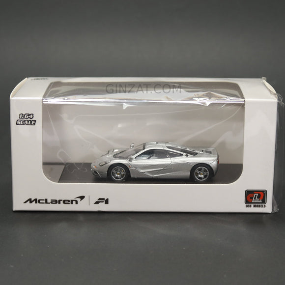 MCLAREN F1 Silver, LCD Models diecast model car