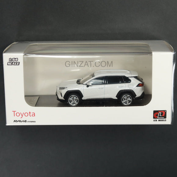 Toyota RAV4 Hybrid White, LCD Models diecast model car
