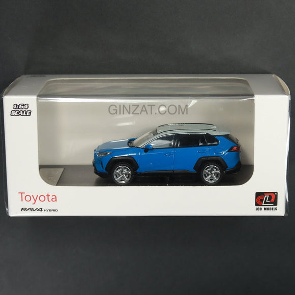 Toyota RAV4 Hybrid Blue Grey, LCD Models diecast model car