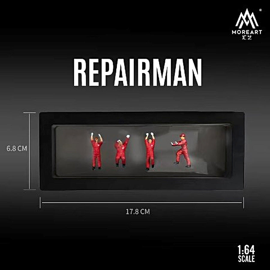 Garage Worker x4, Moreart Resin Doll Model