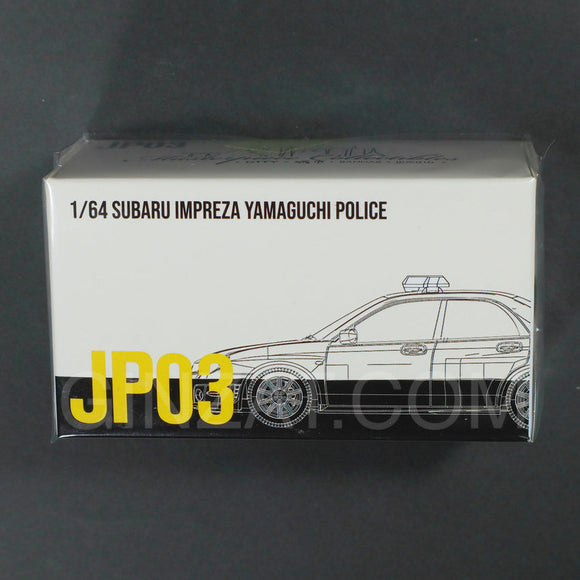 Subaru Impreza Yamaguchi Police 1/64, Masterpiece Collectibles diecast model car