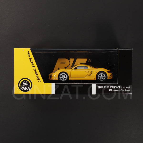 2012 RUF CTR3 Clubsport Blossom Yellow RHD, PARA64 diecast model car