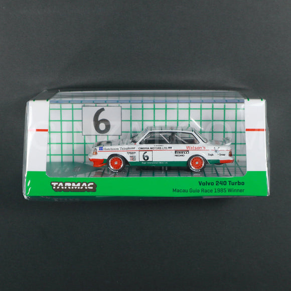 Volvo 240 Turbo Macau Guia Race 1985 WInner, Tarmac Works diecast model car