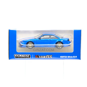 NISSAN Vertex Silvia S14 Blue Metallic, Tarmac Works diecast model car