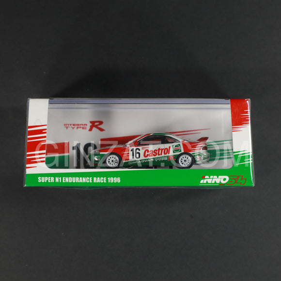 HONDA Integra Type-R DC2 #16 Castrol Super N1 Endurance Race 1996, INNO64 diecast model car