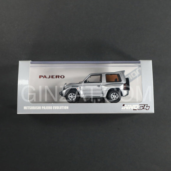 MITSUBISHI Pajero Evolution Silver, INNO64 diecast model car