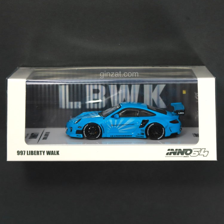 PORSCHE 997 LBWK Liberty Walk, INNO64 diecast model car – GINZAT
