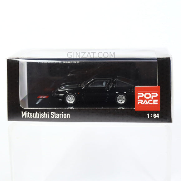 MITSUBISHI Starion Black, Pop Race diecast model car