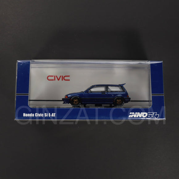 Honda Civic Si E-AT Dark Blue, Tarmac Works diecast model car